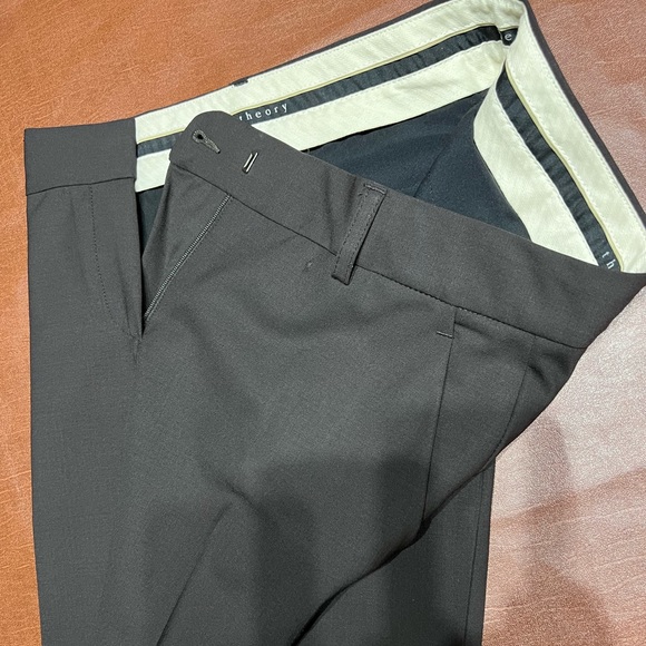 Theory Brand black pants size 2 - Charcoal color - Picture 3 of 4